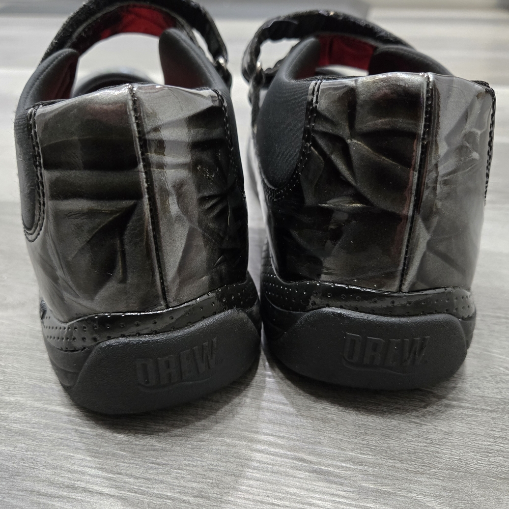 Drew Women’s Black Metallic Mary Jane Comfort Shoes - Picture 5 of 7